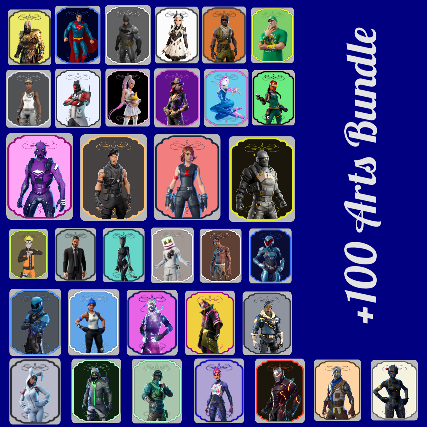 100+ Skins